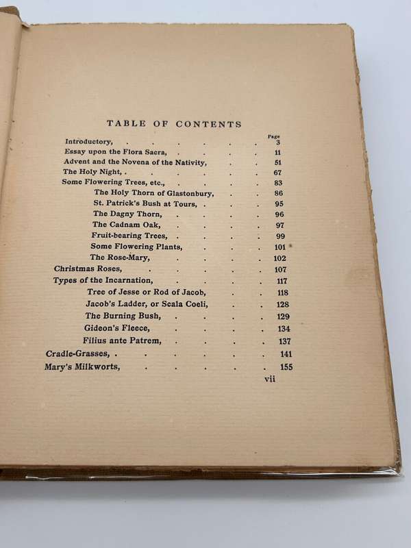 The Flora of the Sacred Nativity ~ Alfred E.P. Raymund Dowling | Published 1900