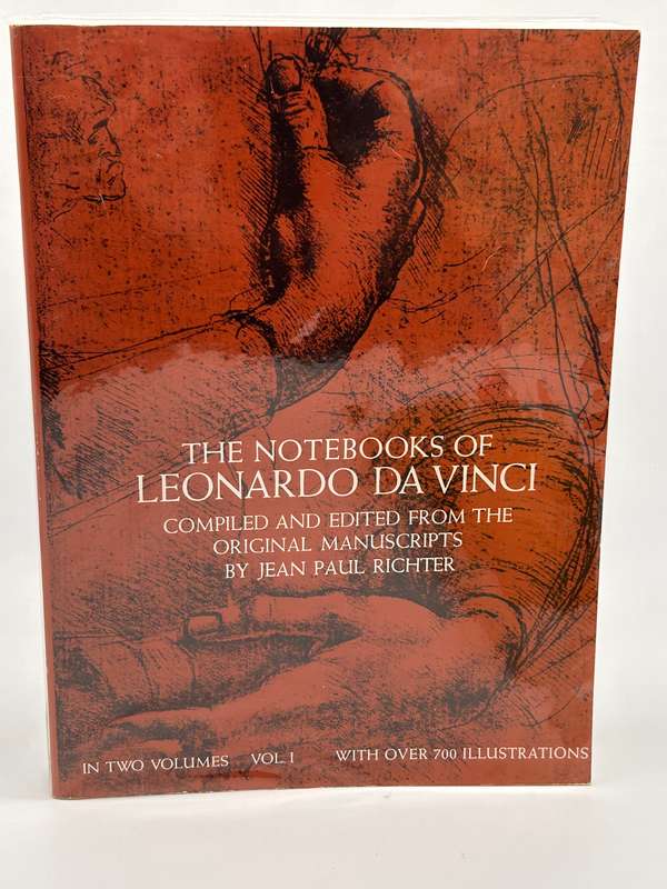 The Notebooks of Leonardo da Vinci by Jean Paul Richter Vol 1 & Vol 2