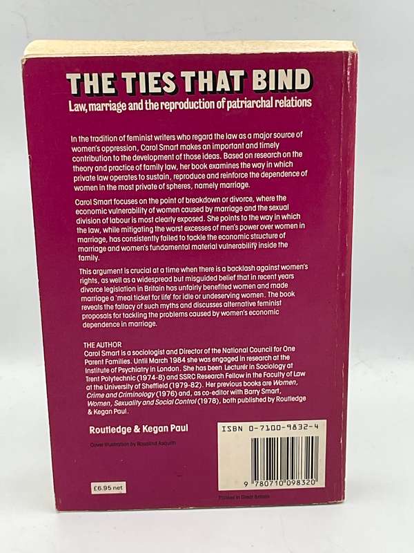 The Ties That Bind: Law, Marriage, and the Reproduction of Patriarchal Relations - Carol Smart