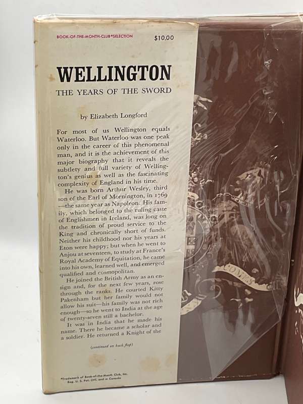 Wellington: The Years of the Sword by Elizabeth Longford | First Edition 1969  Harper & Row