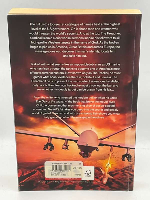 The Kill List by Frederick Forsyth | Large Format Soft Cover