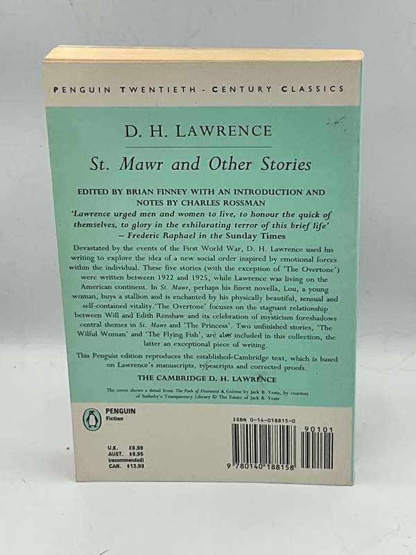 St Mawr and Other Stories  by DH Lawrence