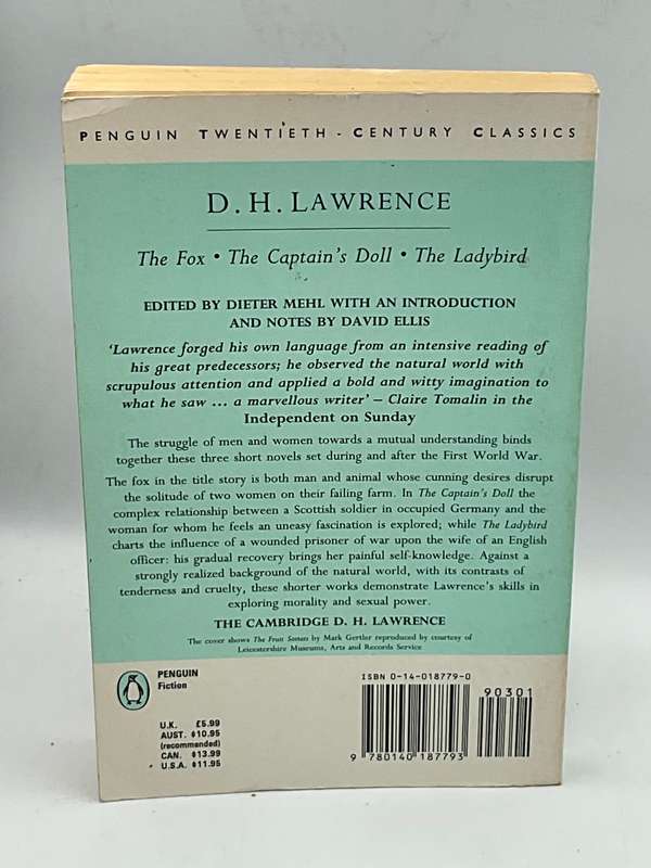 The Fox / The Captain's Doll / The Ladybird  by DH Lawrence | Three Novellas