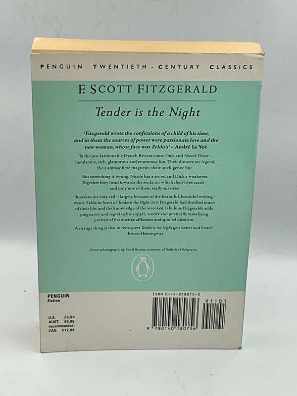 Tender Is The Night by F. Scott Fitzgerald
