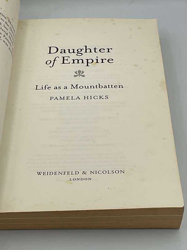 Daughter of Empire: Life as a Mountbatten - Pamela Hicks