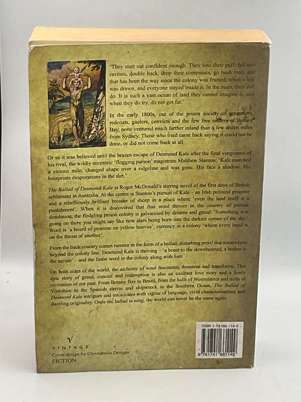 The Ballad of Desmond Kale - Roger McDonald