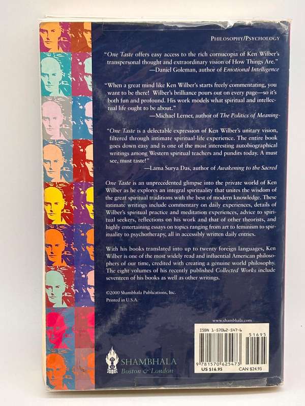 One Taste - Ken Wilber | Daily Reflections on Integral Spirituality