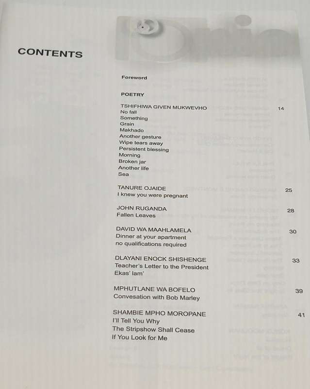 Timbila 6. A Journal of Onion Skin Poetry