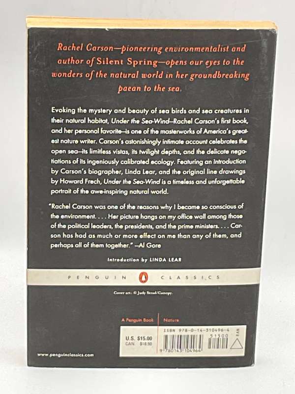 Under the Sea-Wind by Rachel Carson |  Penguin Classics 2007
