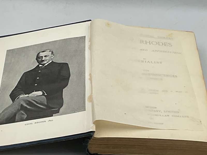 1897 ~ Cecil Rhodes: A Biography and Appreciation by Imperialist with Personal Reminiscences ...1897