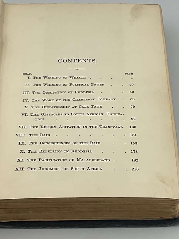 1897 ~ Cecil Rhodes: A Biography and Appreciation by Imperialist with Personal Reminiscences ...1897