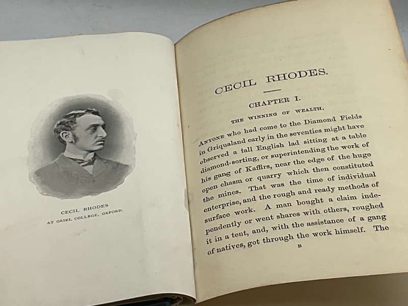 1897 ~ Cecil Rhodes: A Biography and Appreciation by Imperialist with Personal Reminiscences ...1897