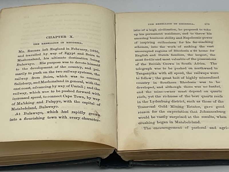1897 ~ Cecil Rhodes: A Biography and Appreciation by Imperialist with Personal Reminiscences ...1897