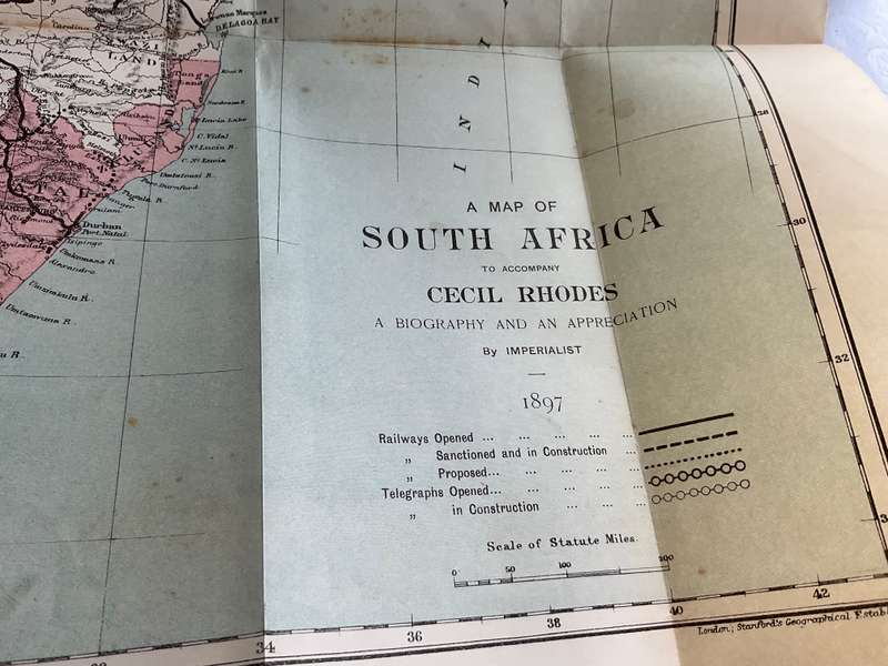 1897 ~ Cecil Rhodes: A Biography and Appreciation by Imperialist with Personal Reminiscences ...1897