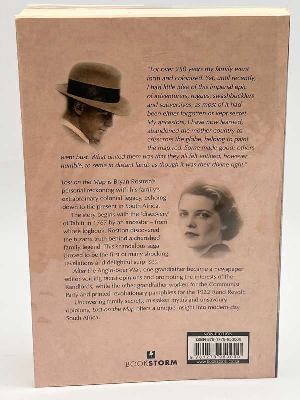 Lost On The Map - A Memoir Of Colonial Illusions ~ Bryan Rostron