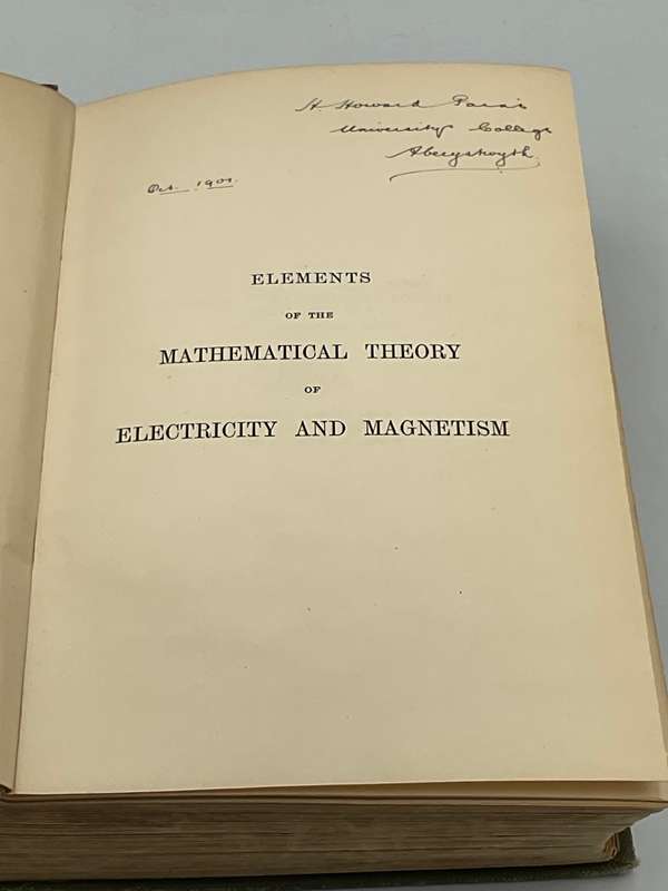 Elements of the Mathematical Theory of Electricity and Magnetism - JJ Thomson 1897