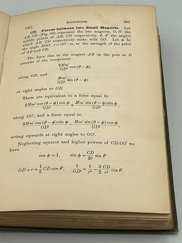 Elements of the Mathematical Theory of Electricity and Magnetism - JJ Thomson 1897
