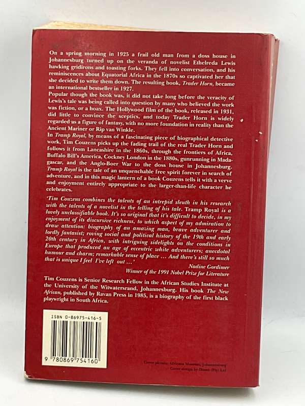 Tramp Royal - The True Story of Trader Horn by Tim Couzens