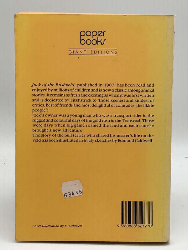 Jock Of The Bushveld ~ Percy FitPatrick | Paper Moon Books 1992