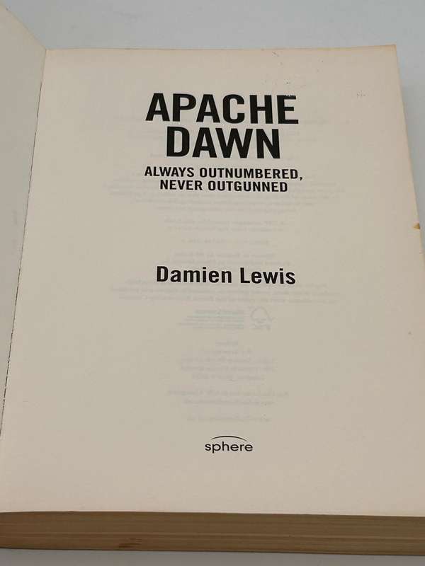 Apache Dawn by Damien Lewis