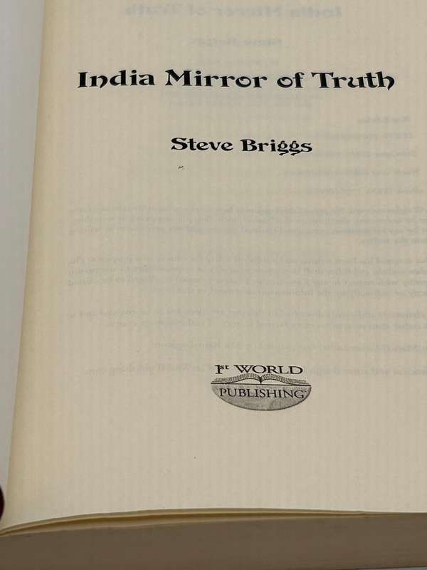 India Mirror of Truth Steve Briggs | A Seven Year Pilgrimage