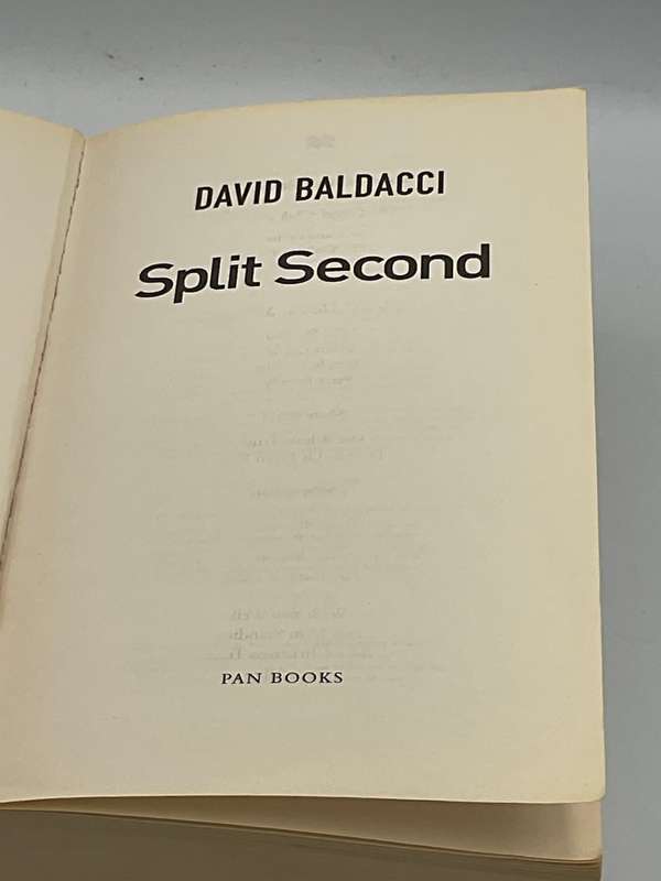 Split Second - David Baldacci | Reading copy