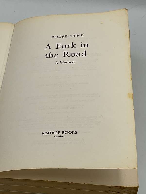 A Fork in the Road: A Memoir -| Andre Brink