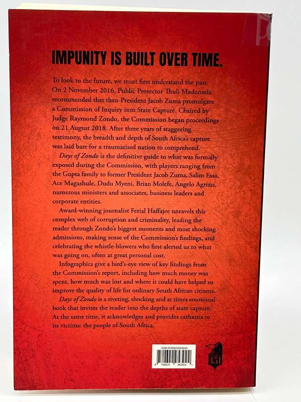 Days of Zondo - Ferial Haffajee & Ivor Chipkin | The Fight for Freedom from Corruption