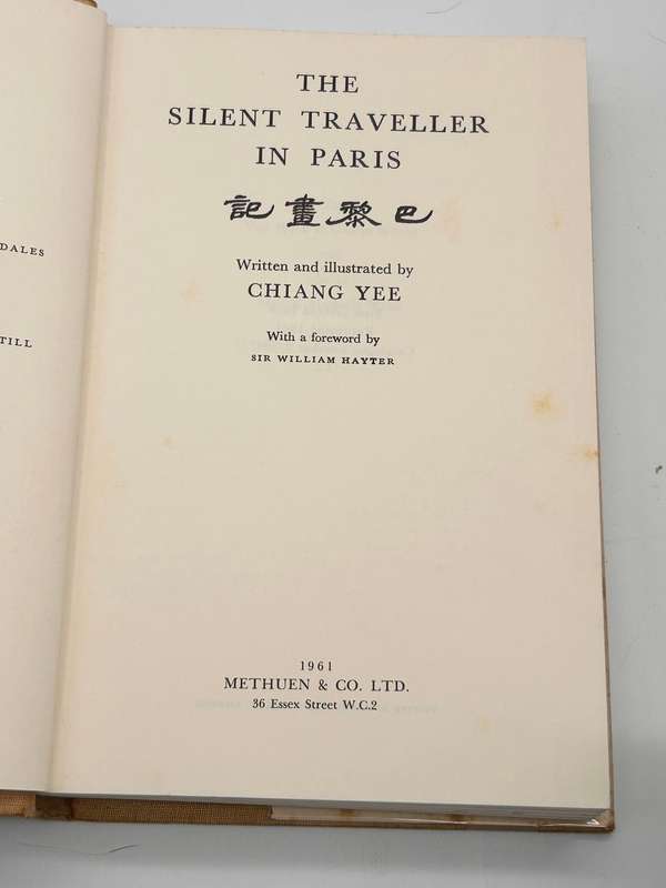 The Silent Traveller In Paris by Chiang Yee