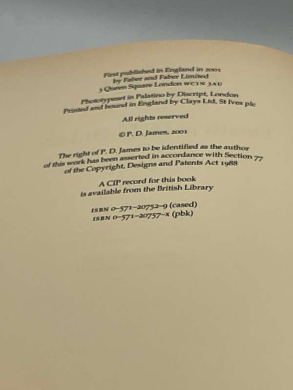 PD James ~ Death in Holy Orders | Large Format Soft Cover