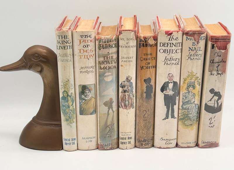 Eight Jeffery Farnol Novels