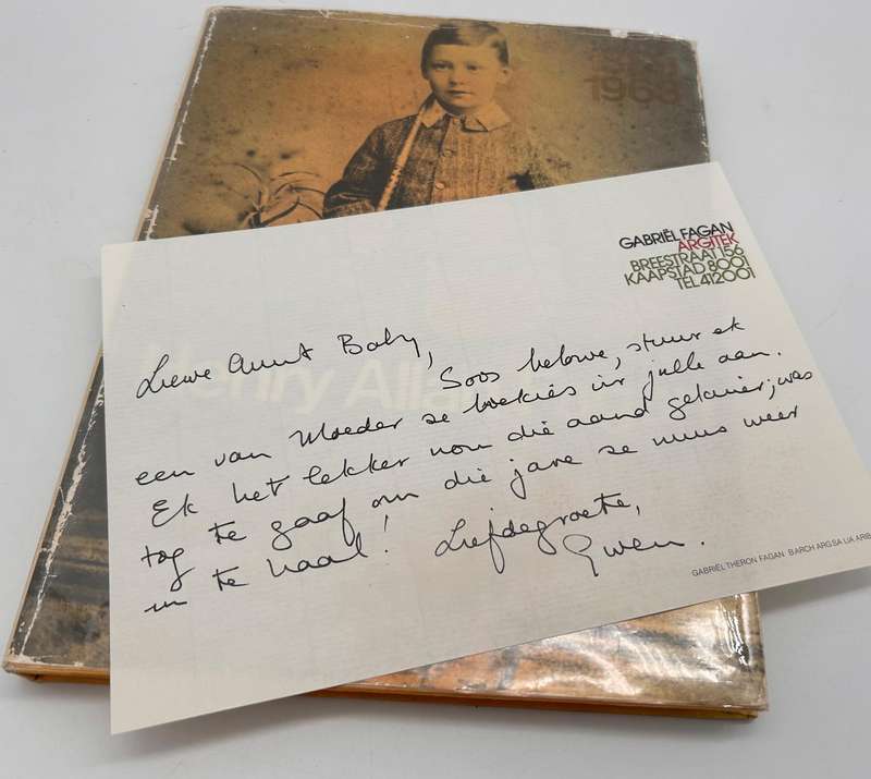 Henry Allan Fagan - Q.Fagan | Signed Plus with a letter by Gwen Fagan