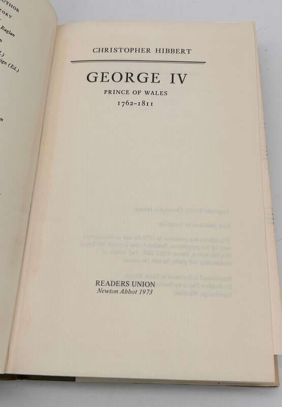 George IV Prince of Wales by Christopher Hibbert
