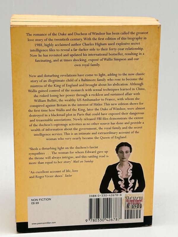 Mrs Simpson by Charles Higham | Secret Lives of the Duchess of Windsor