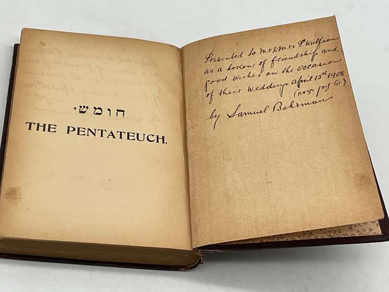 The Pentateuch and the Haftaroth ~ Dr. A. Benisch 1904