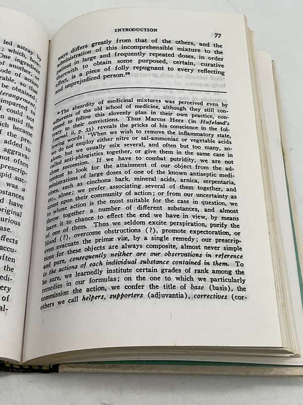 Organon of Medicine Samuel Hahnemann | B.Jain Publishers 1997 New Delhi | Homeopathy