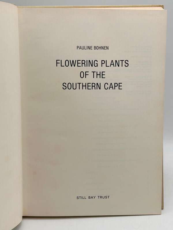 Flowering Plants of the Southern Cape by Pauline Bohnen
