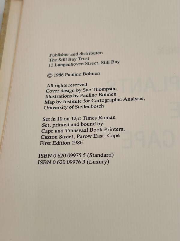 Flowering Plants of the Southern Cape by Pauline Bohnen