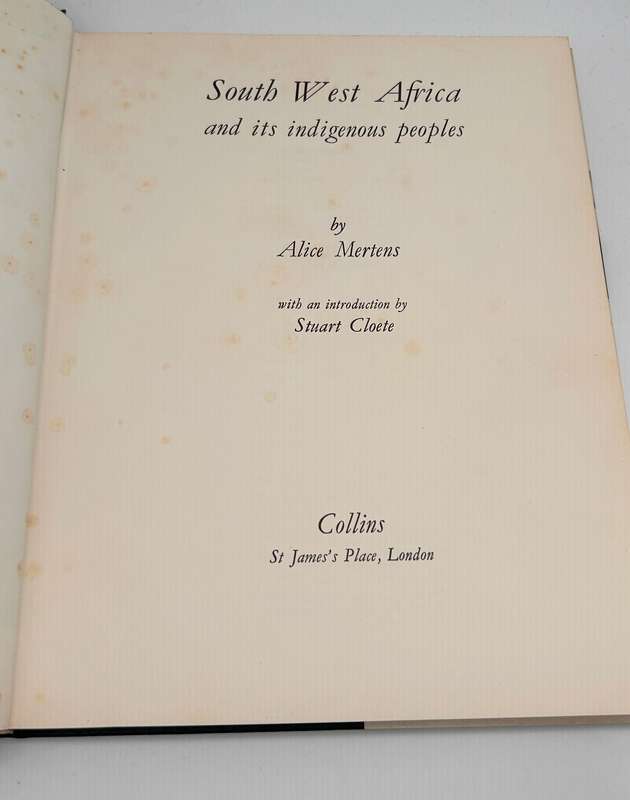 South West Africa - Alice Mertens