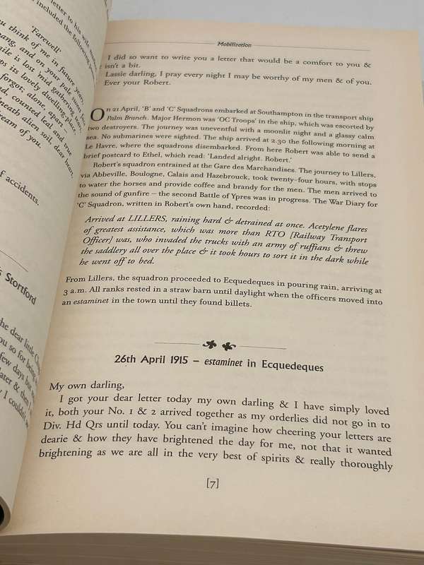 For Love and Courage: The Letters of Lieutenant Colonel E.W. Hermon from The Western Front 1914-1917