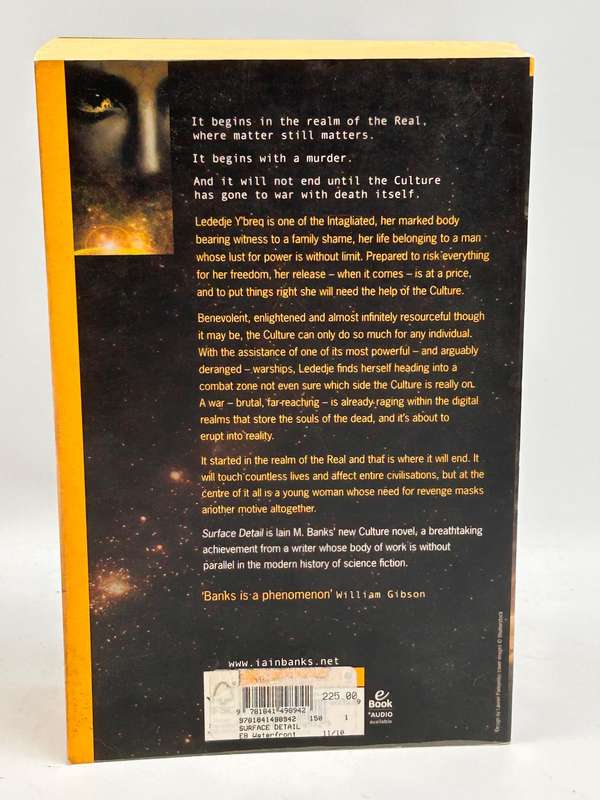 Iain M Banks ~ Surface Detail ~ The New Culture Novel