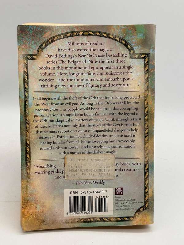 David Eddings ~ The Belgariad Vol. 1 - Pawn of Prophecy | Queen of Sorcery | Magician's Gambit