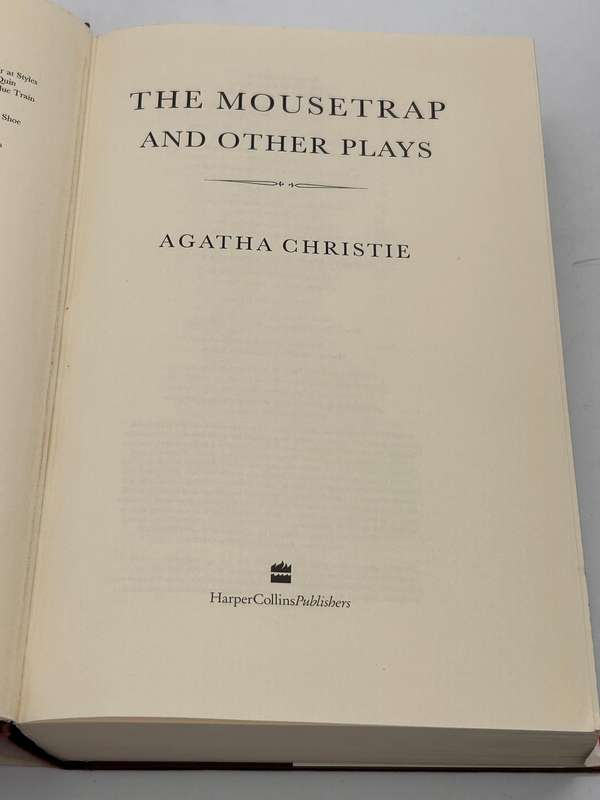 Agatha Christie ~ The Mousetrap and Other Plays | | Scarce 1993 Hardcover Large Format Edition