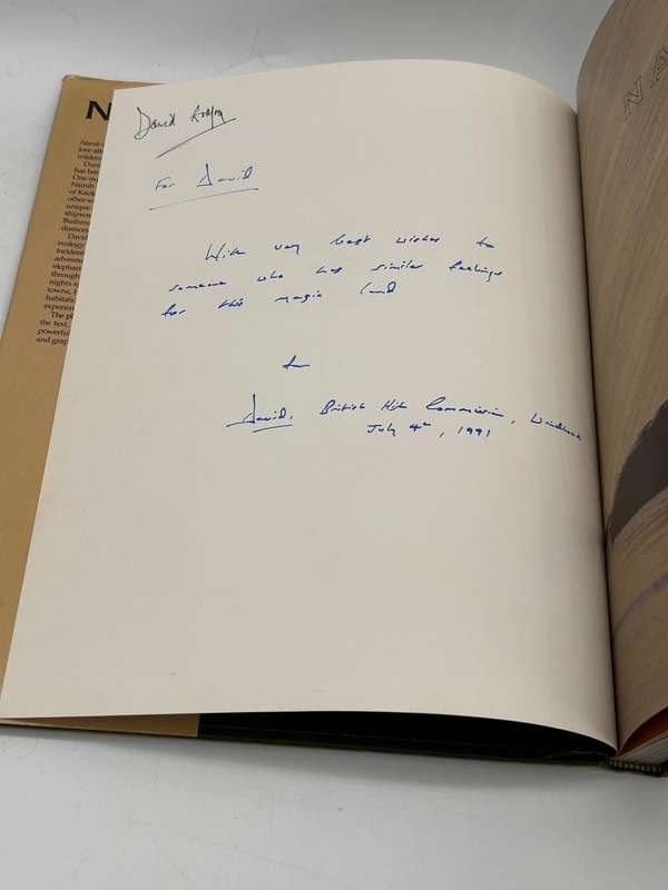 Namib by David Coulson | Signed with a gift inscription from the author