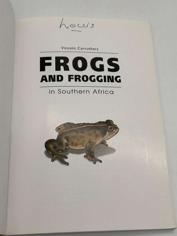Frogs and Frogging in Southern Africa by Vincent Carruthers | Includes CD