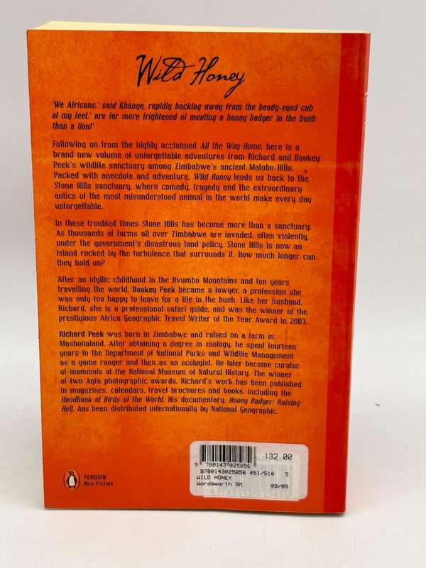 Wild Honey by Bookey Peek | More Stories from an African Wildlife Sanctuary Zimbabwe