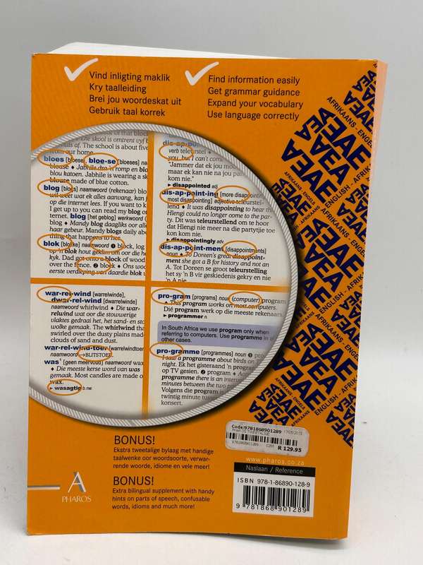 Pharos Tweetalige Skoolwoordeboek / Bilingual School Dictionary