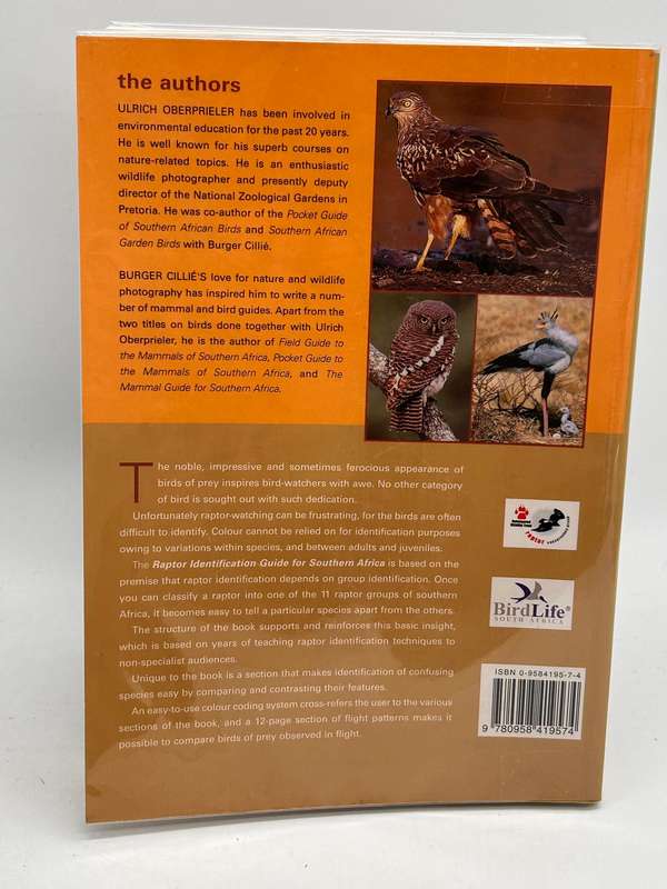 Raptor Identification Guide for Southern Africa - Ulrich Oberprieler and Burger Cillie