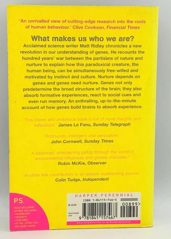 Nature Via Nurture: Genes, Experience and What Makes Us Human - Matt Ridley