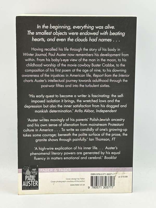 Report from the Interior - Paul Auster